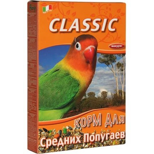 Фиори д/сред попуг 400гр Classic