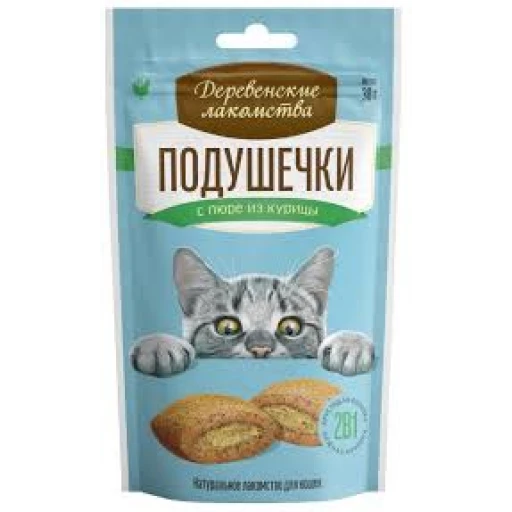 Дерев лаком д/к подушечки с пюре из Курицы 30гр