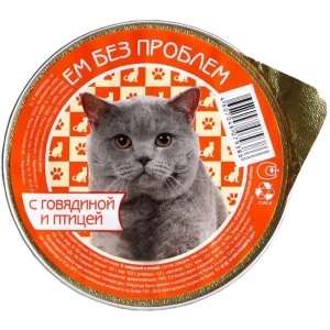 ЕМ БЕЗ ПРОБЛЕМ к д/к 100г Говядина птица лам