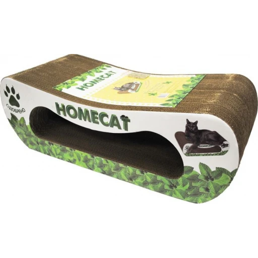 Когтеточка гофрокартон HOMECAT 61*25*20 Волна большая с мятой