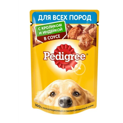 Педигри вл 85г 28 кролик/индейка