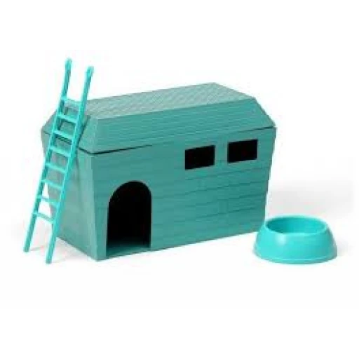 Домик для грызунов комплект Homepet 15*8,5*10 см изумруд