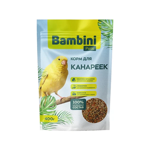 Бамбини Петс д/канареек 400г