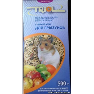 ТРИОЛ Стандарт для грызунов ФРУКТЫ 500г/20