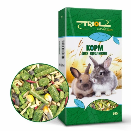 ТРИОЛ для кроликов 500г/20