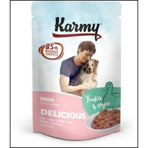 Карми вл д/с 80г 24 Delicious привередливых УТКА СОУС