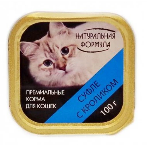 НАТУР ФОРМУЛА к /к 100г Кролик суфле лам/20