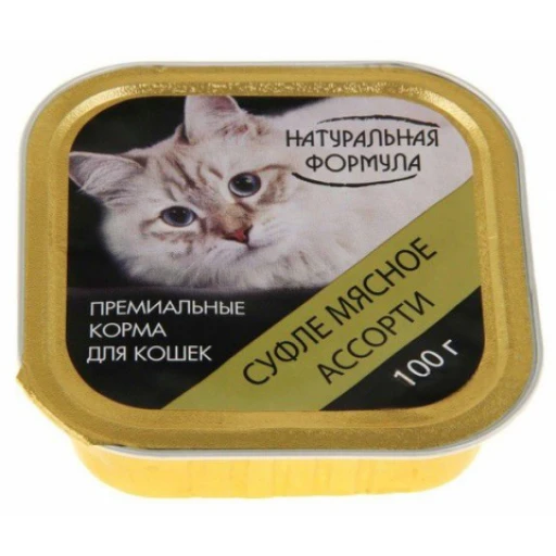НАТУР ФОРМУЛА к /к 100г МЯсное ассорти суфле лам/15