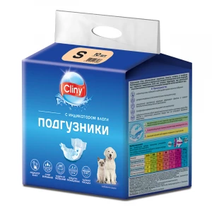 Пеленки Подгузники КЛИНИ S 10шт/3-6кг