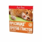 Празицид д/кошек /антигельметик/3кг/200мг/6табл