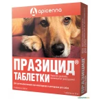 Празицид д/собак /антигельметик/10кг 6табл./10