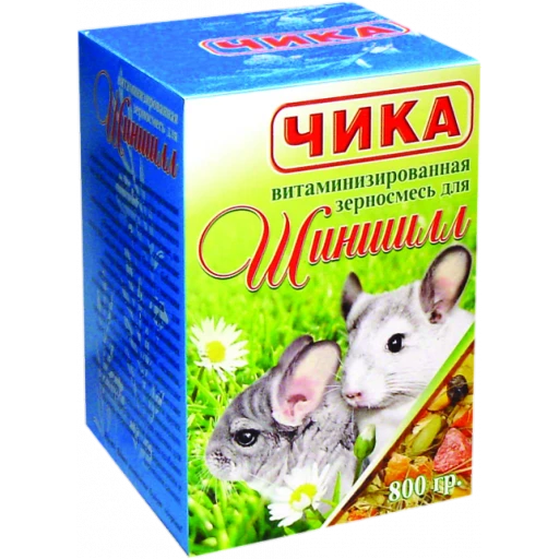 Чика для шиншилл 800г/12