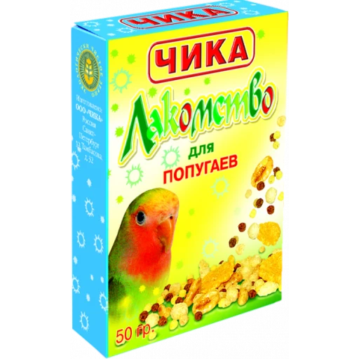 Чика Лакомство д/попугаев 50г