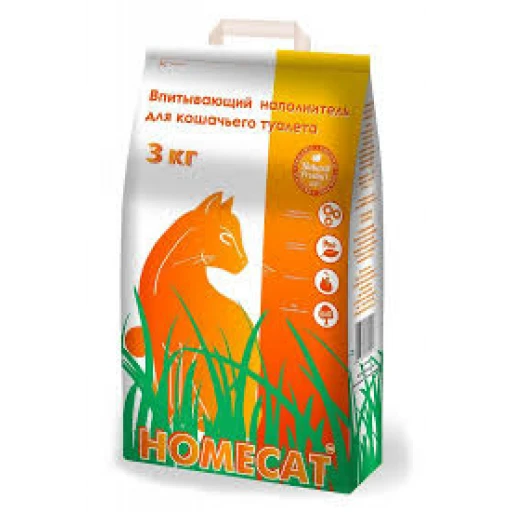 Нап HOMECAT впит 3кг Океаническая свежесть