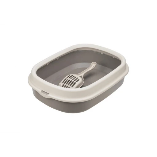 Туалет HOMECAT Frost Touch 48*35,5*13см низкий борт совок капучино 89760