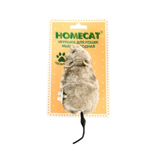 Мышь заводная HOMECAT 7*15см
