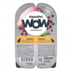 Альфапет суперпремиум WOW к д/котят 80г Индейка соус