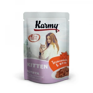 Карми вл д/котят 80г ТЕЛЯТИНА ЖЕЛЕ