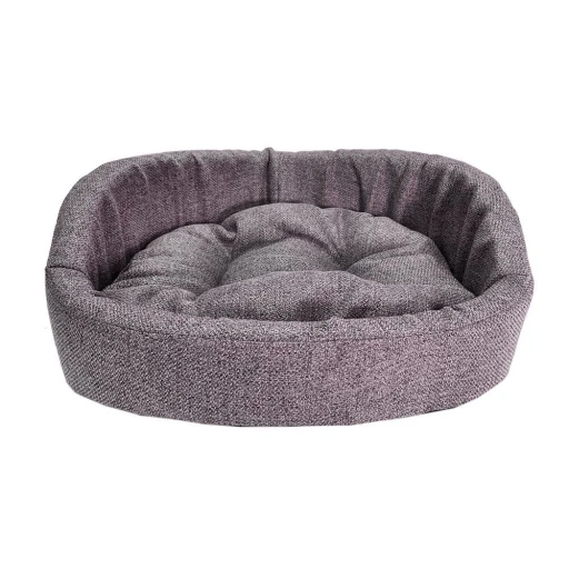 Диванчик HOMEPET микровелюр Leather №4 64см*50см*18см темно серый