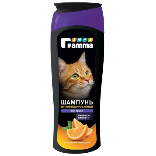 Шампунь Гамма д/кошек витаминизированный 400мл Триол