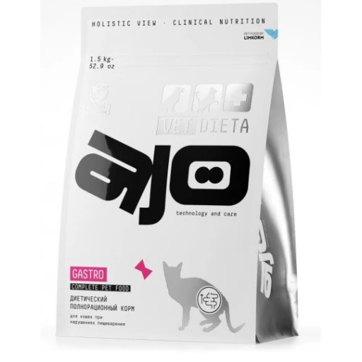 АЙО Vet Dieta с д/к 1,5кг ГАСТРО наруш пищевар