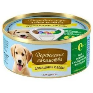 Дерев лаком к д/щ 100гр Дом обеды филе индейки с желуд и отруб